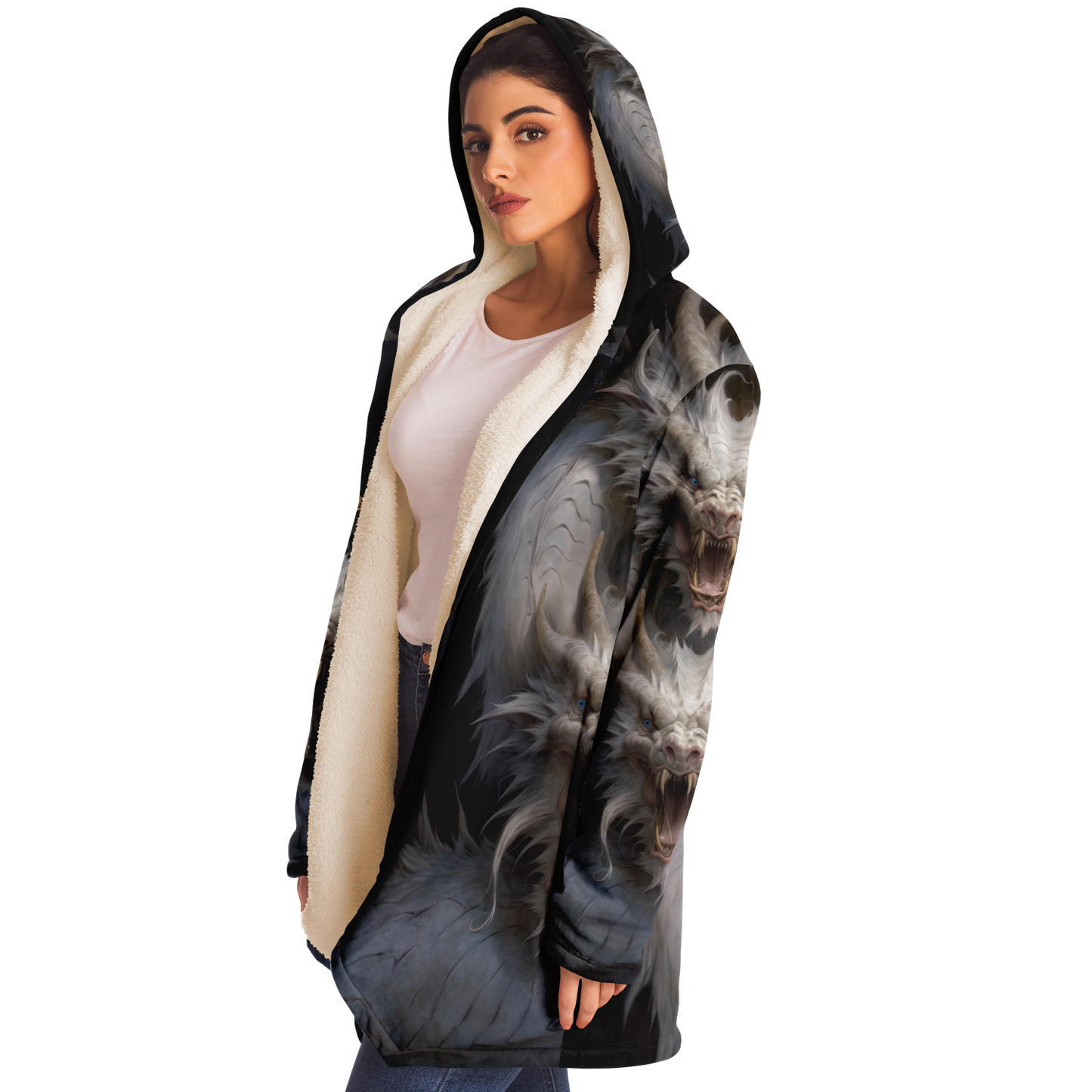 Double Trouble Microfleece Cloak