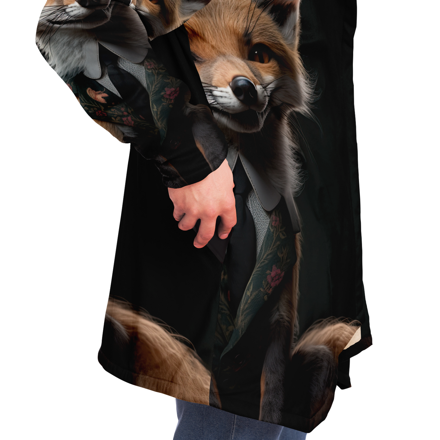 Mr Sleek Fox Microfleece Cloak