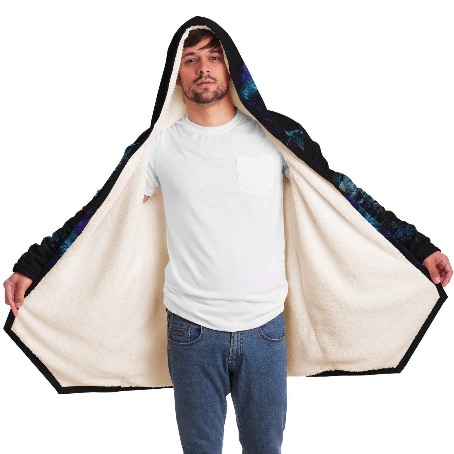 Shadows Defender Minotaur Microfleece Cloak