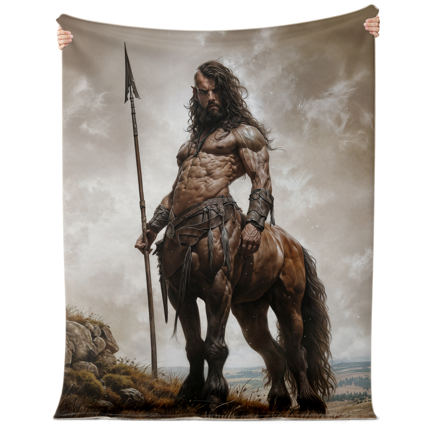 Centaur Spearman Premium Microfleece Blanket