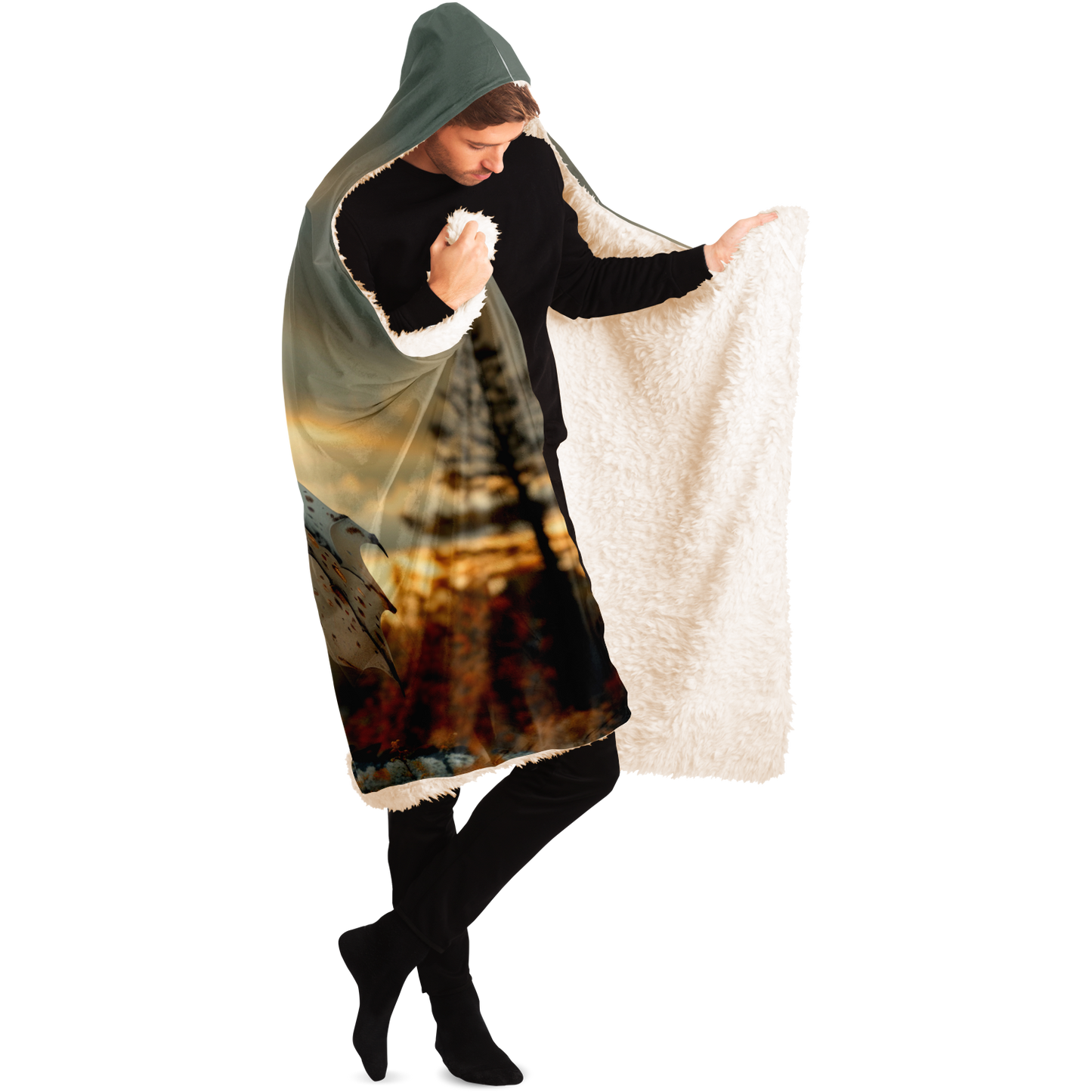 Dawnbringer Drake Hooded Blanket