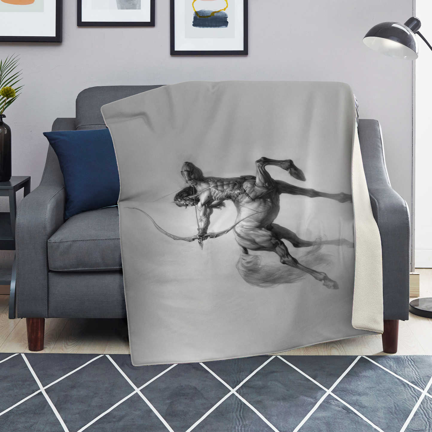 Centaur Archer Premium Microfleece Blanket