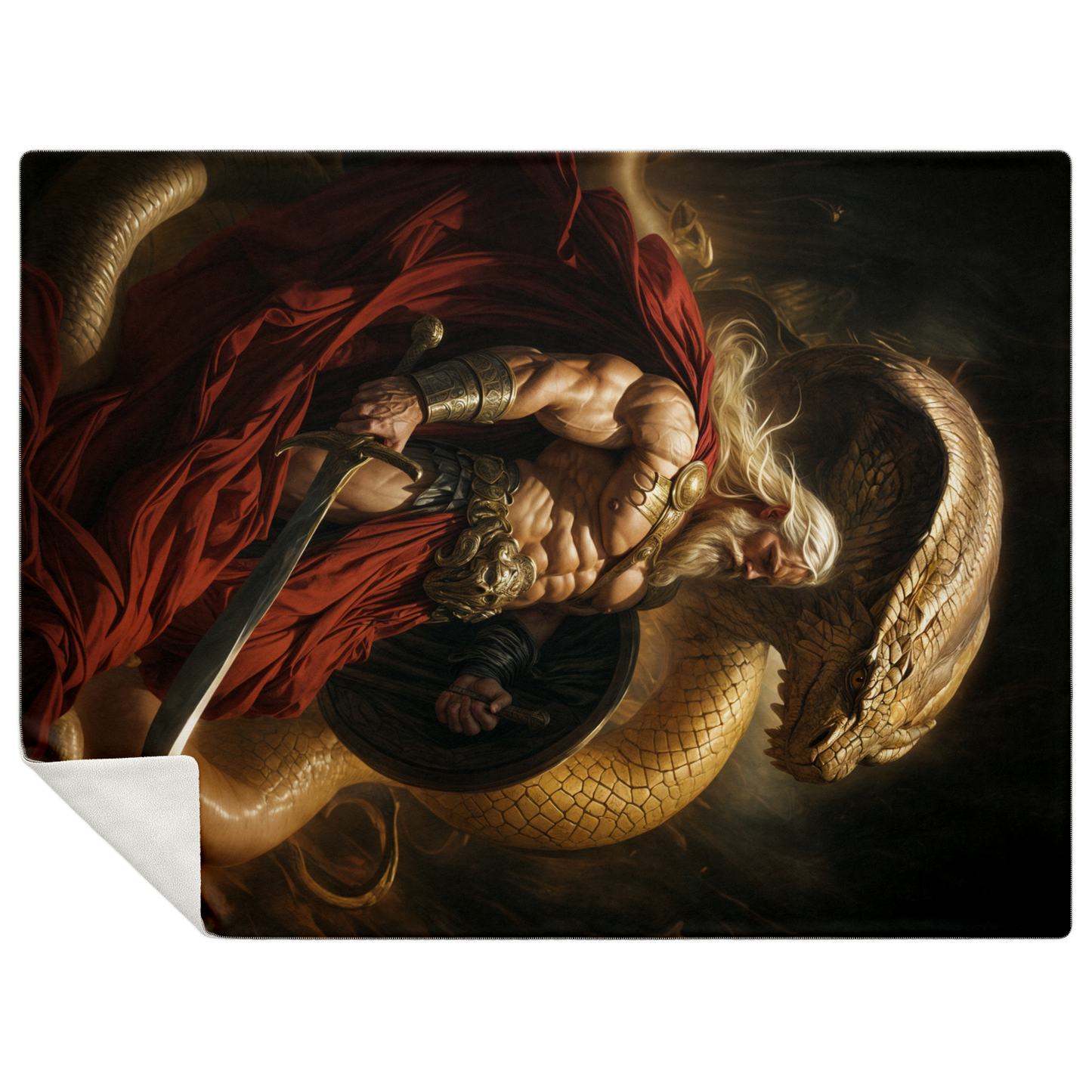 Serpent King Premium Microfleece Blanket