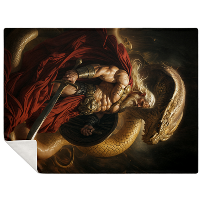 Serpent King Premium Microfleece Blanket