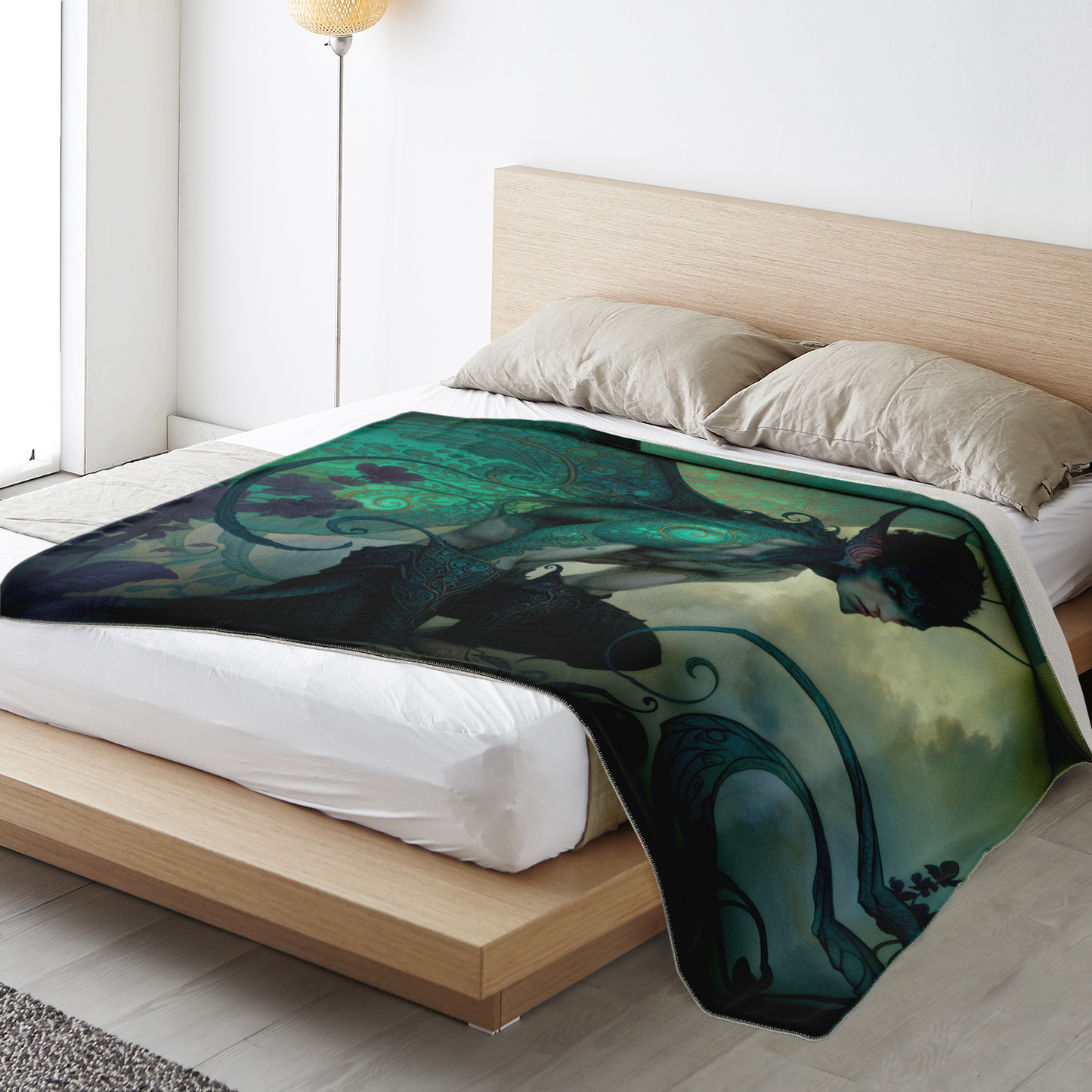 Silent Eyes Premium Microfleece Blanket