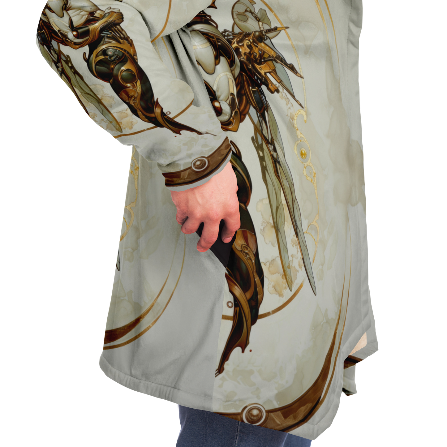 Drone - Elven Mechanics Microfleece Cloak