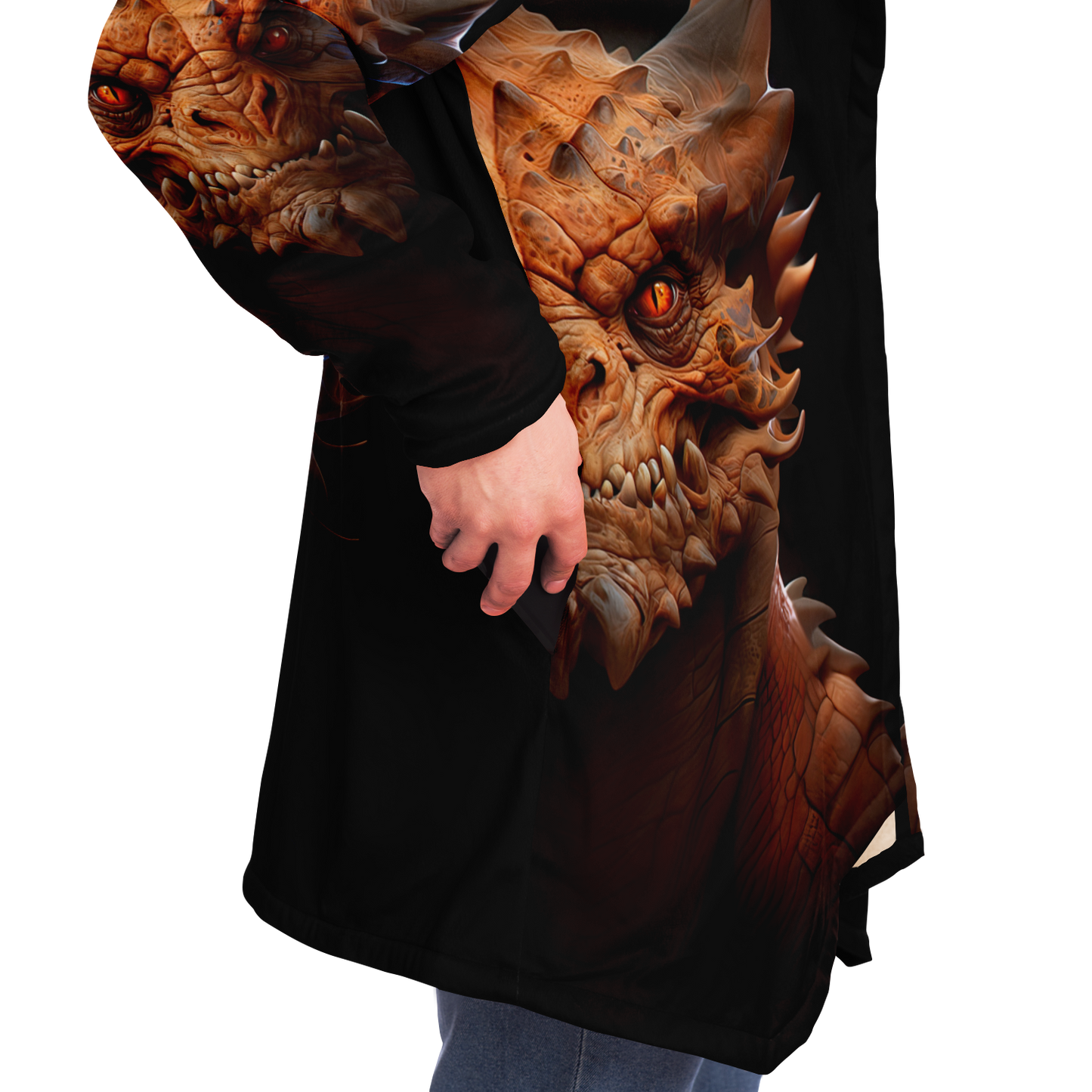 Dragonfire Draconian Microfleece Cloak