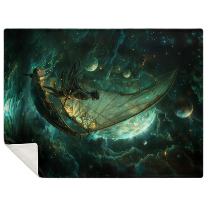 Astral Navigator Premium Microfleece Blanket