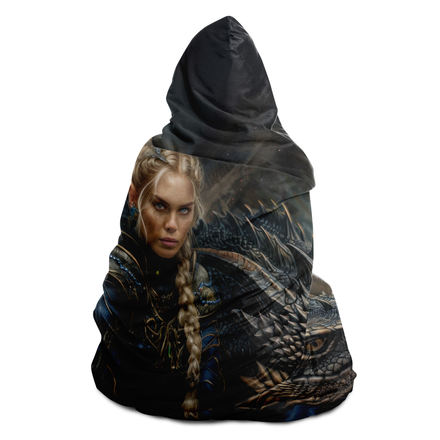 Queen's Legion Sky Knight Hooded Blanket