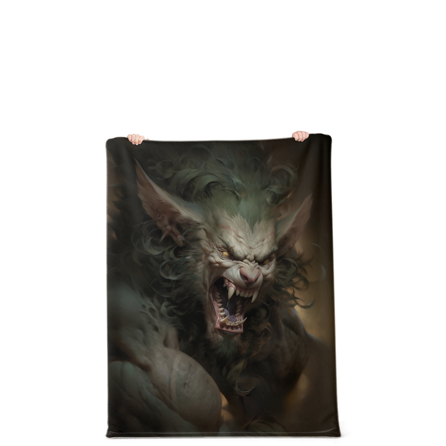 Werecat Premium Microfleece Blanket