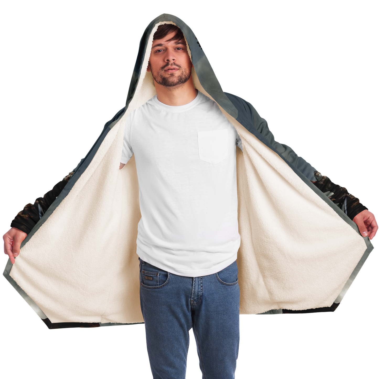 Goblin Harpy Queens Gaurd Microfleece Cloak