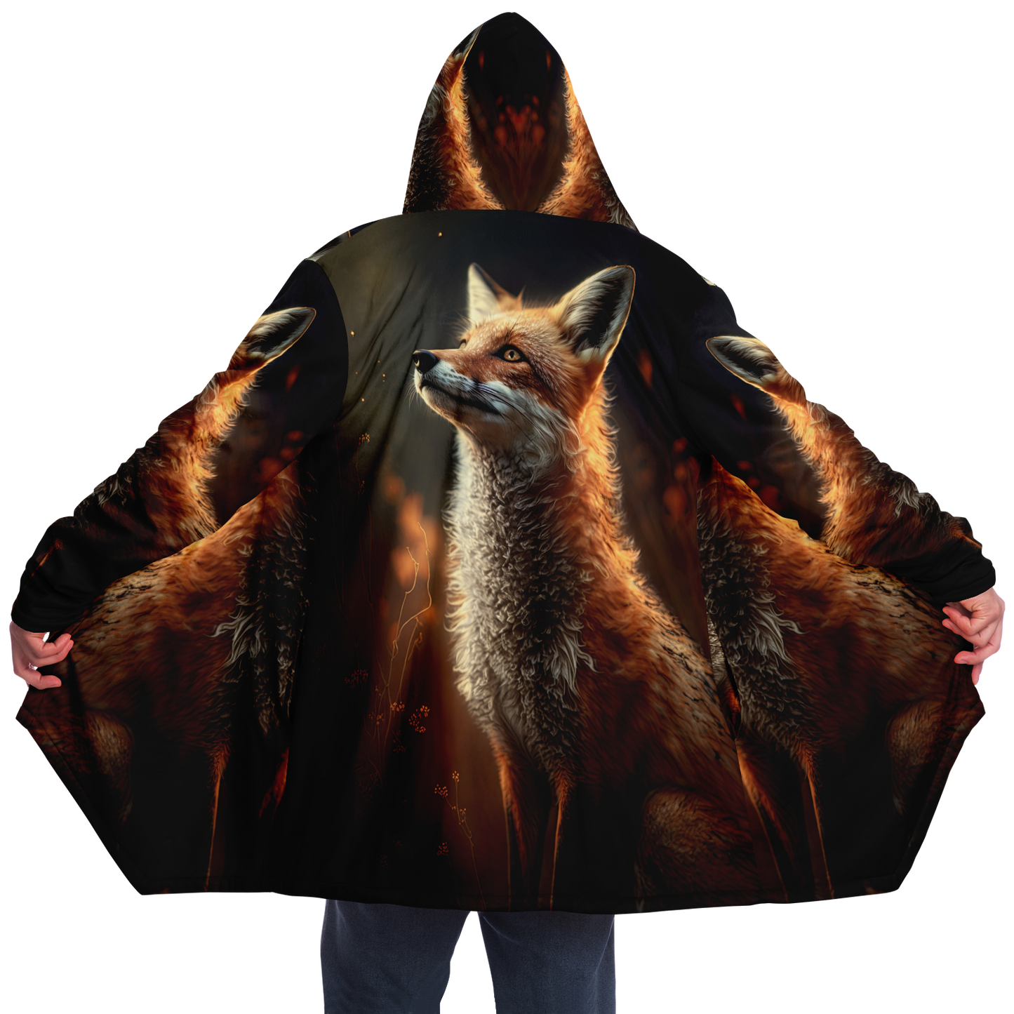 Wistful Fox Microfleece Cloak