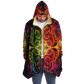 Rainbow Lace Microfleece Festival Cloak