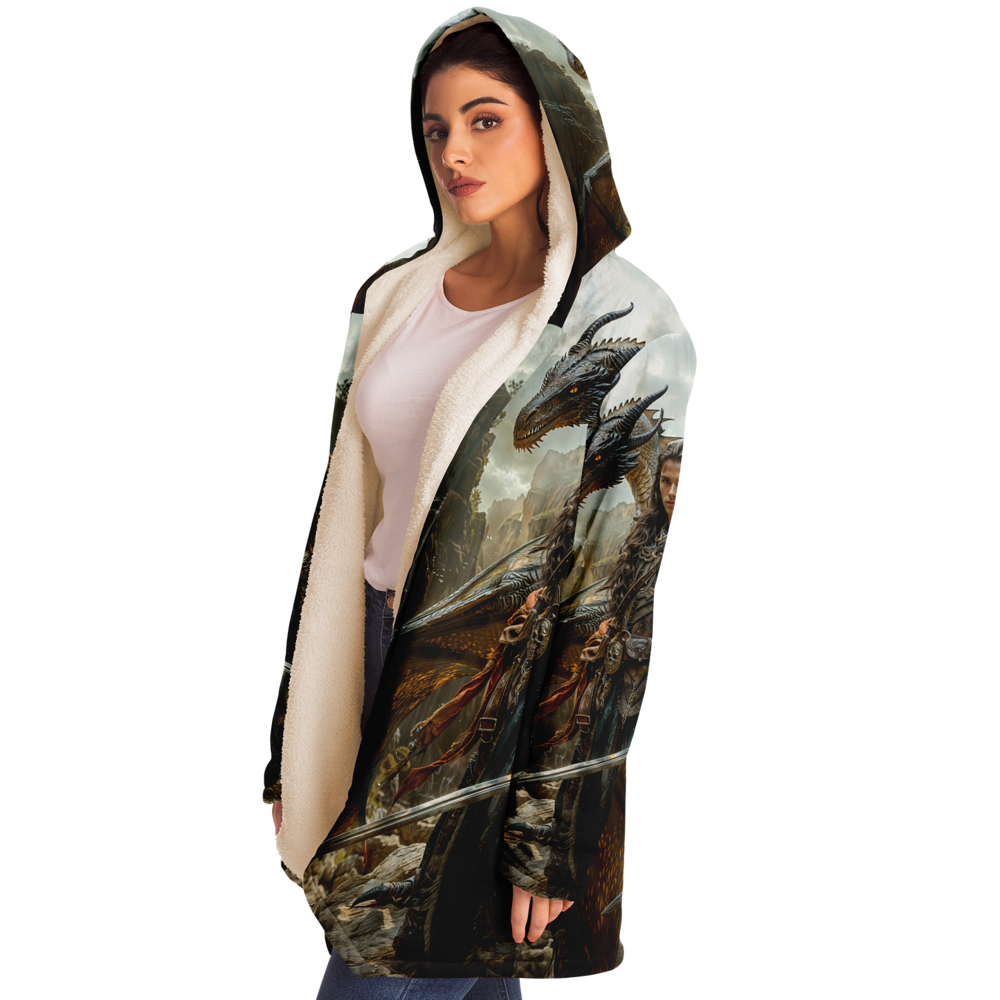 Oathbound by Fire and Steel Microfleece Cloak