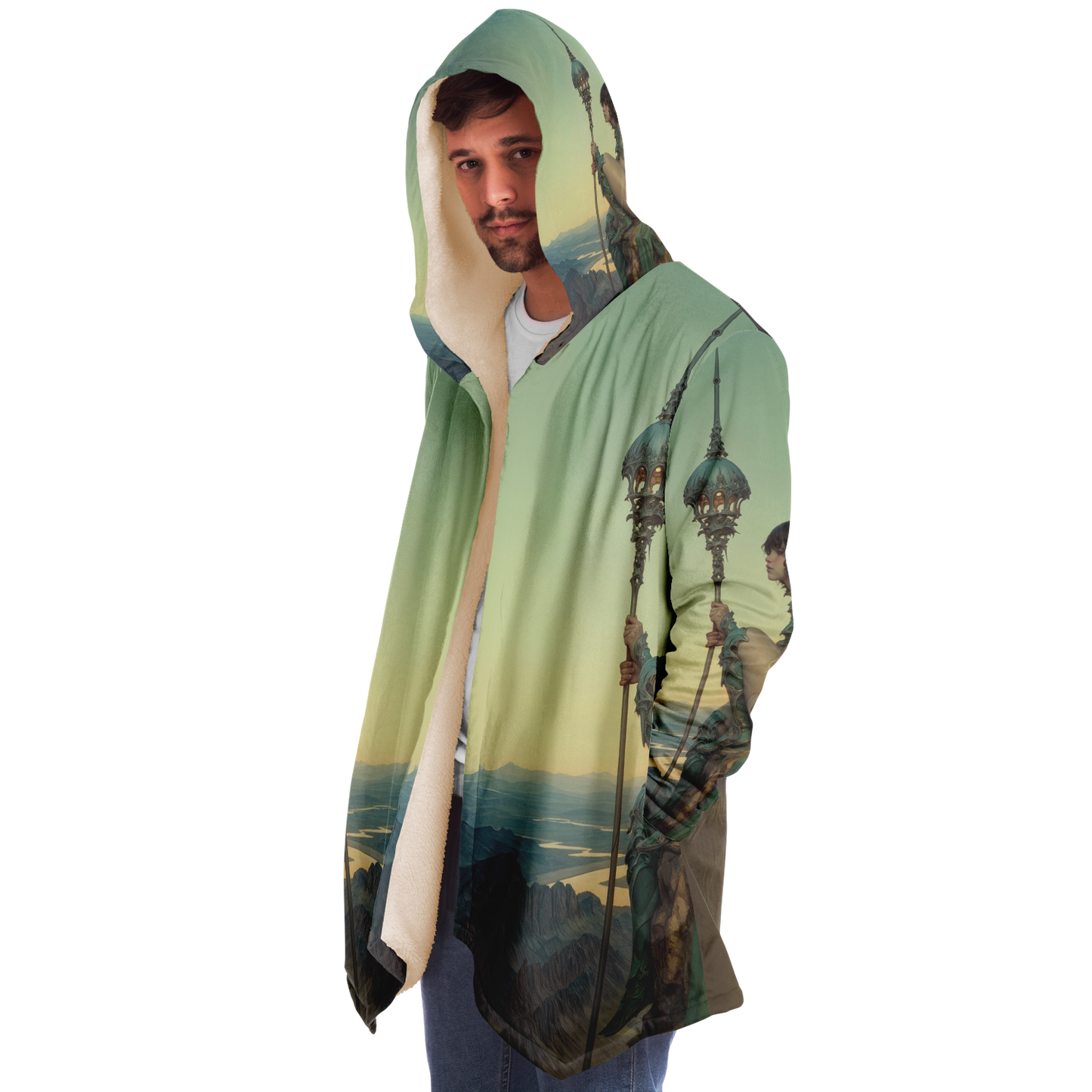 Keeper of the Celestial Flame Microfleece Cloak