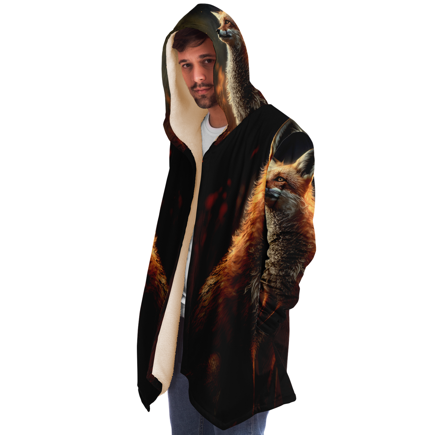 Wistful Fox Microfleece Cloak