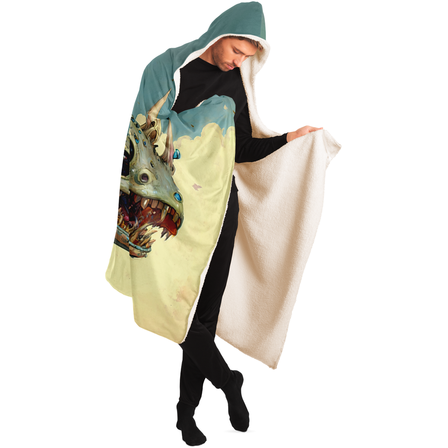 Junior Sky Pirate Hooded Blanket