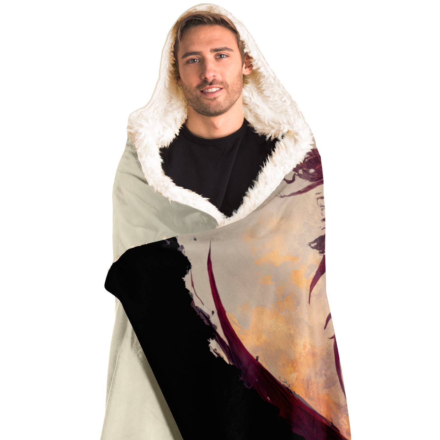 Blood Dragon Hooded Blanket