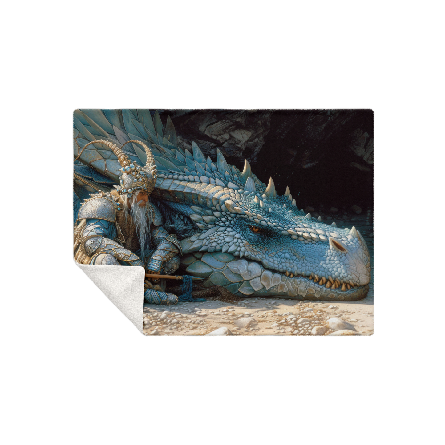 Dragons Rest Premium Microfleece Blanket