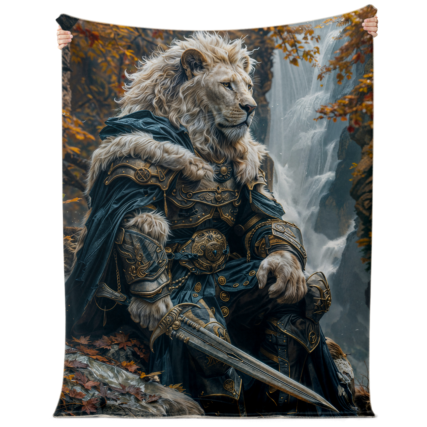 Lionhearts Mourning Premium Microfleece Blanket