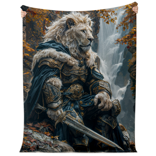 Lionhearts Mourning Premium Microfleece Blanket