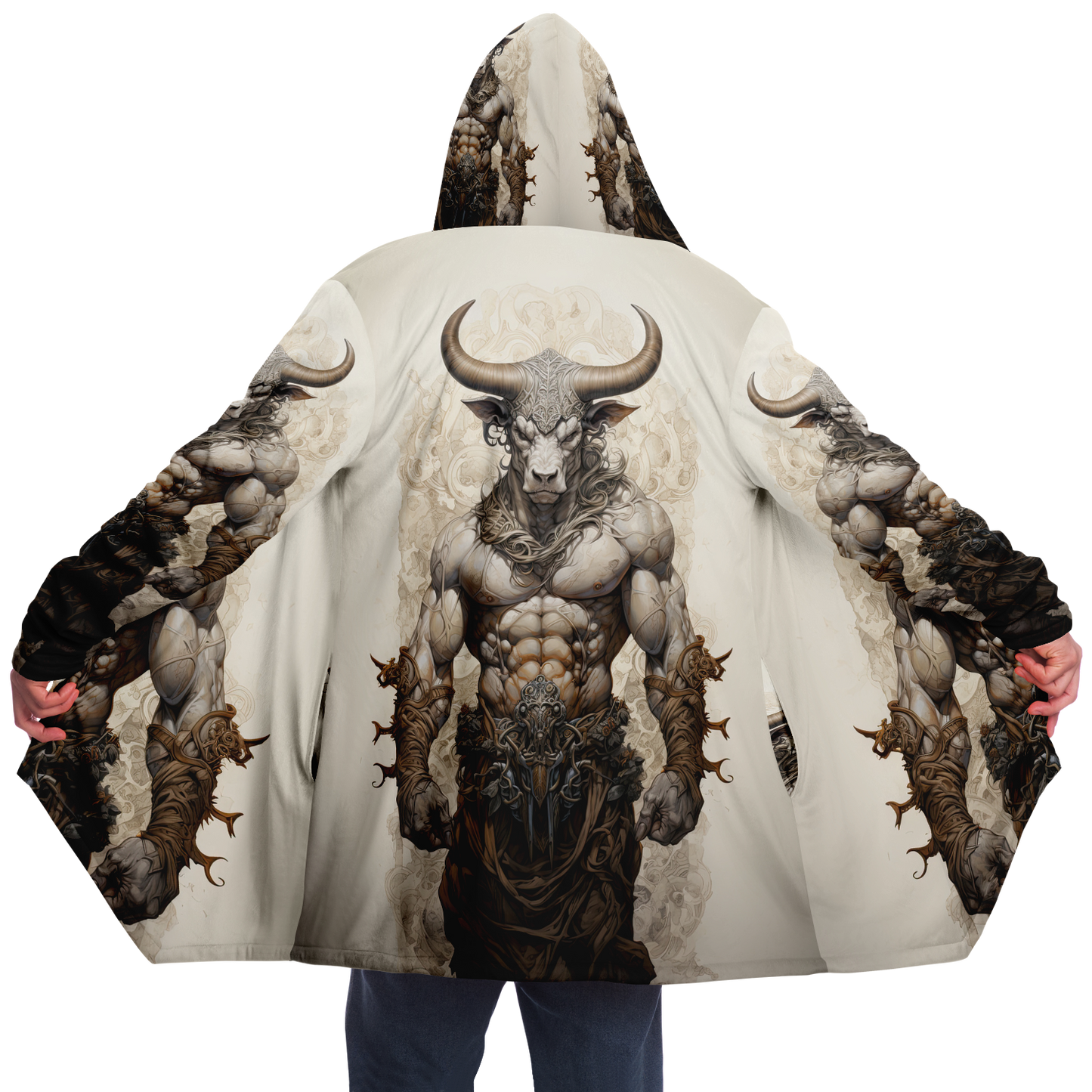 Minotaur Deity Microfleece Cloak