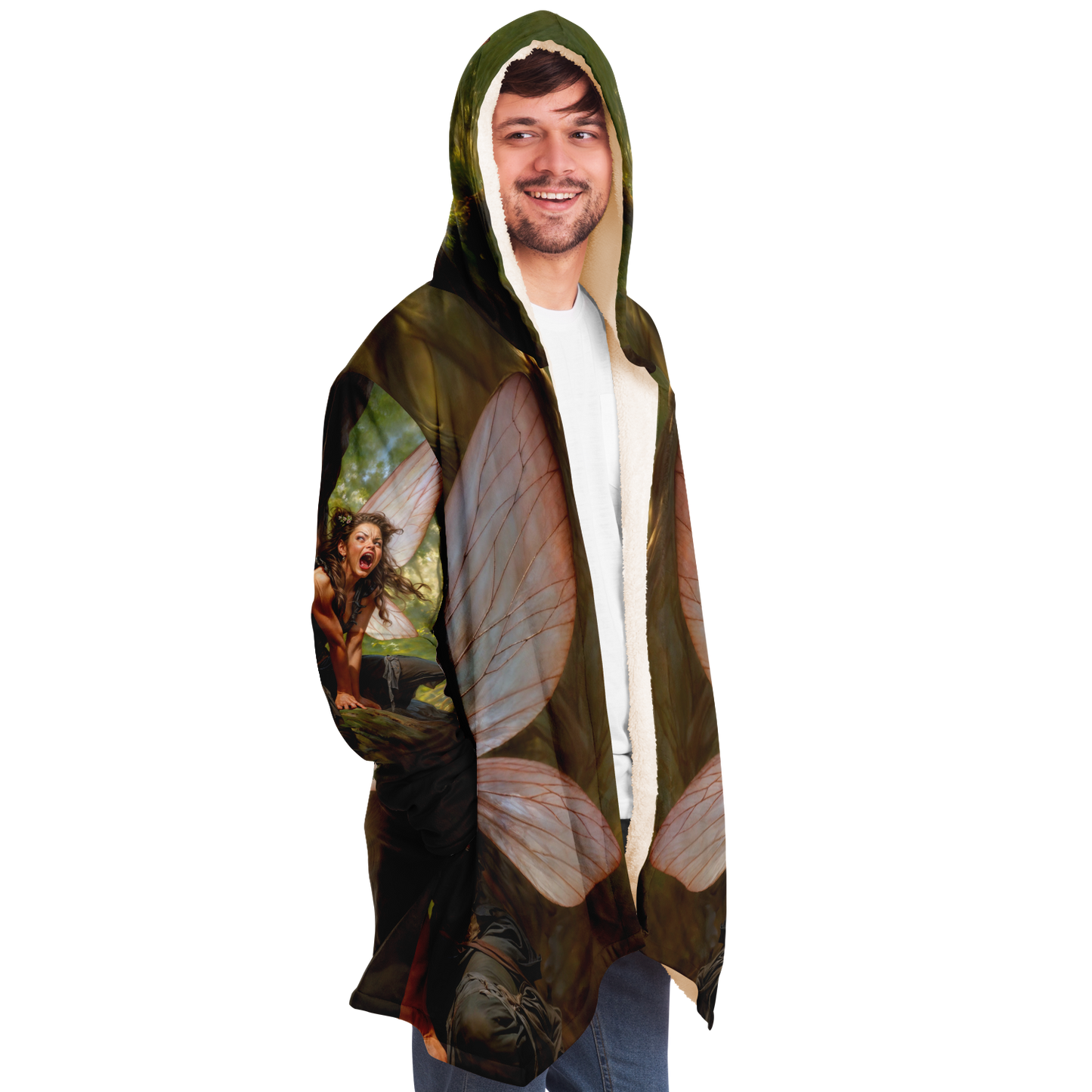 I Dont Care! Microfleece Cloak