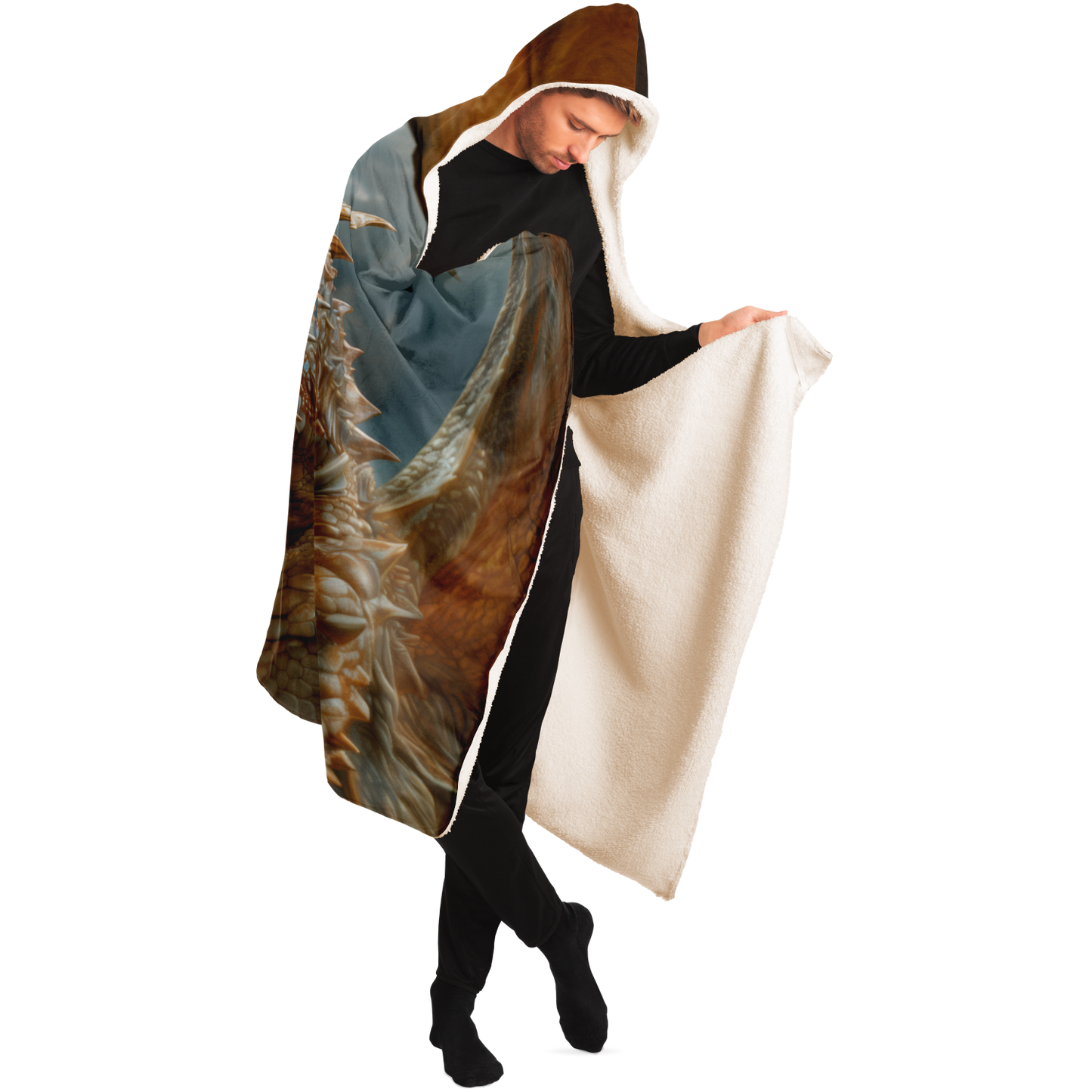 Stormriders of the Skies Hooded Blanket