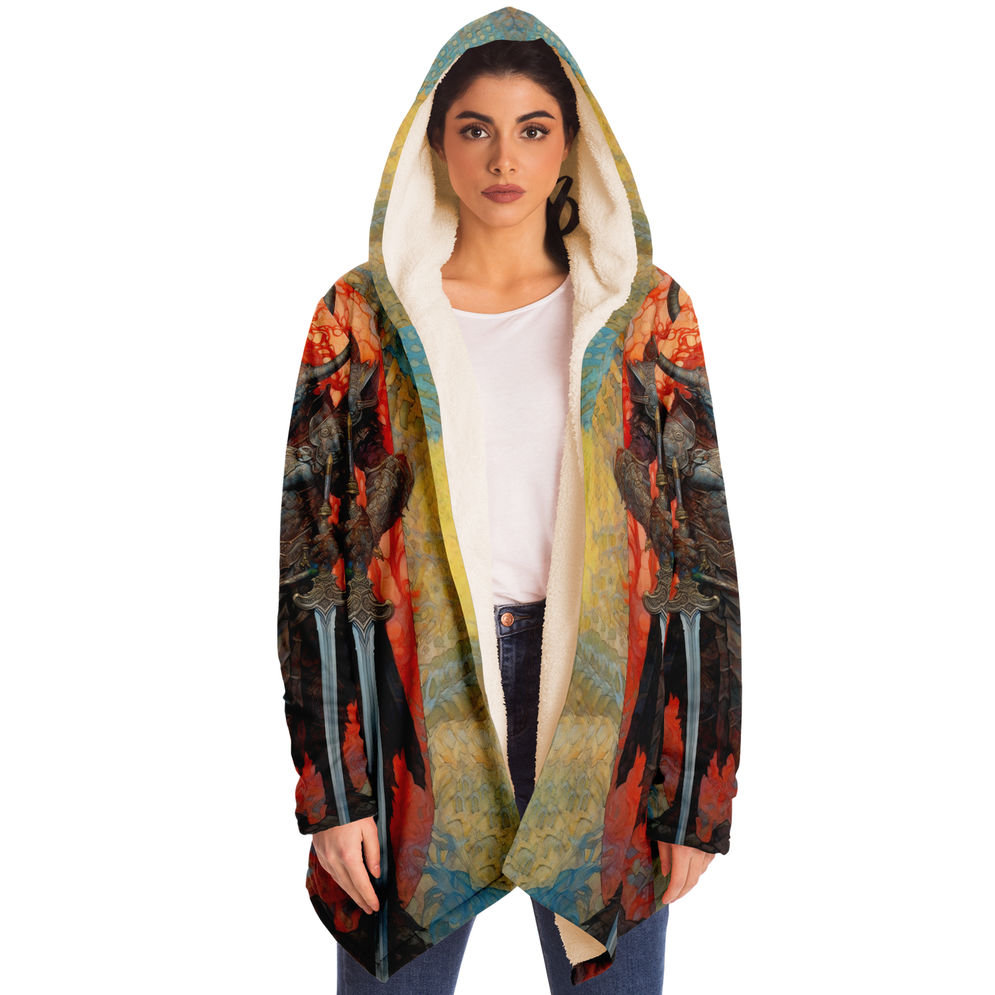 Minotaur Champion Microfleece Cloak