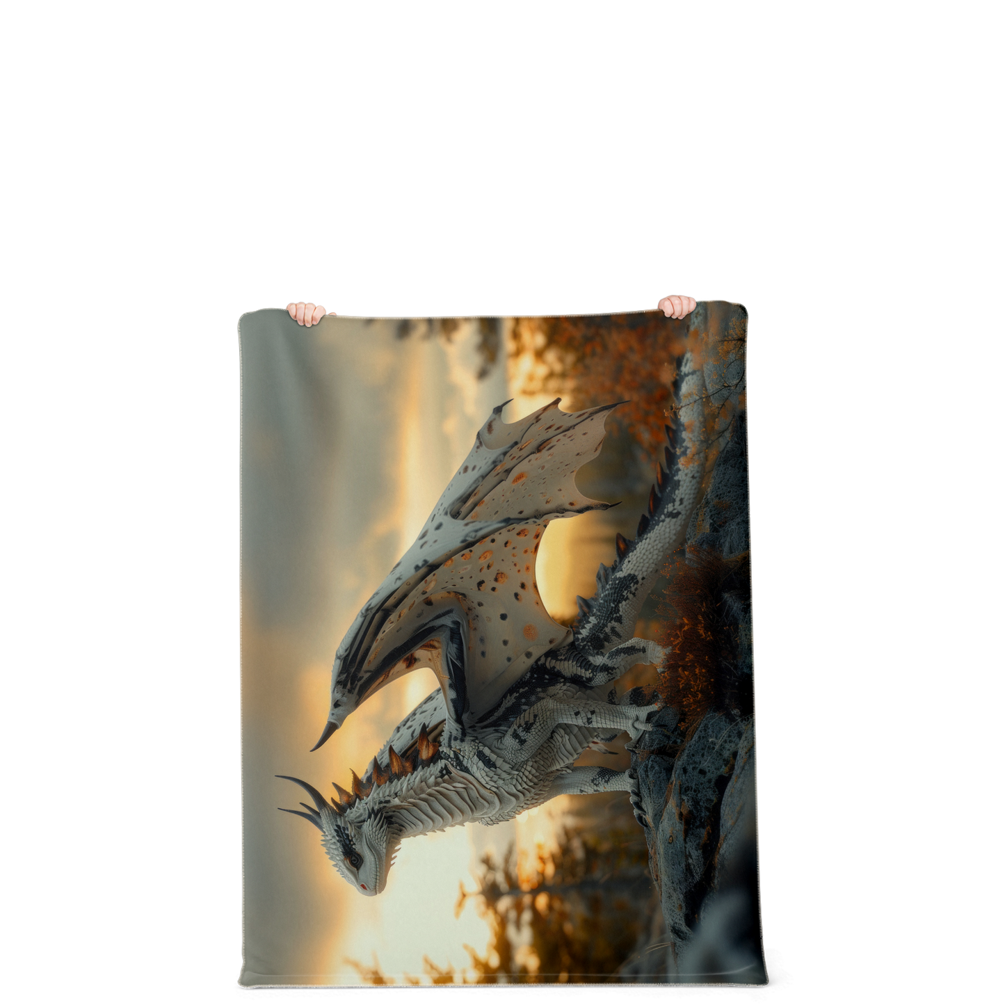 Dawnbringer Drake Premium Microfleece Blanket