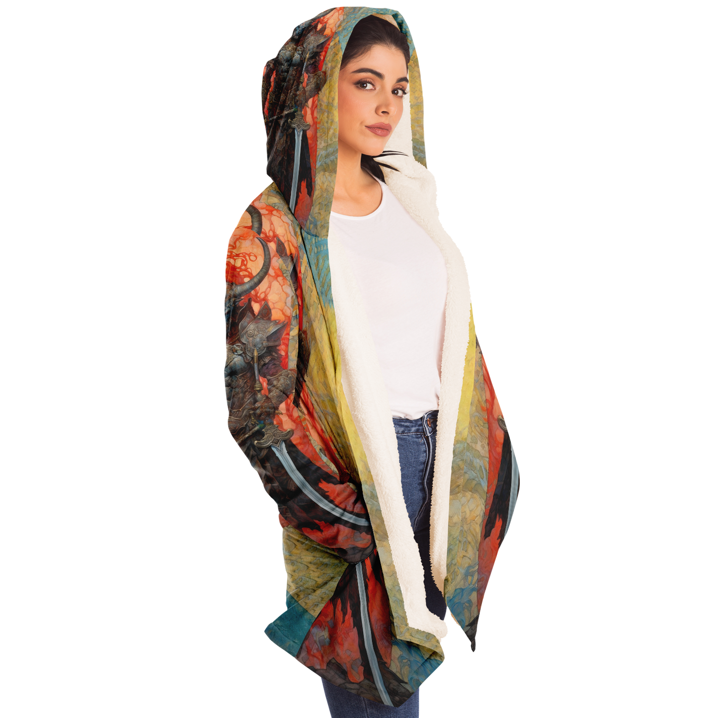 Minotaur Champion Microfleece Cloak