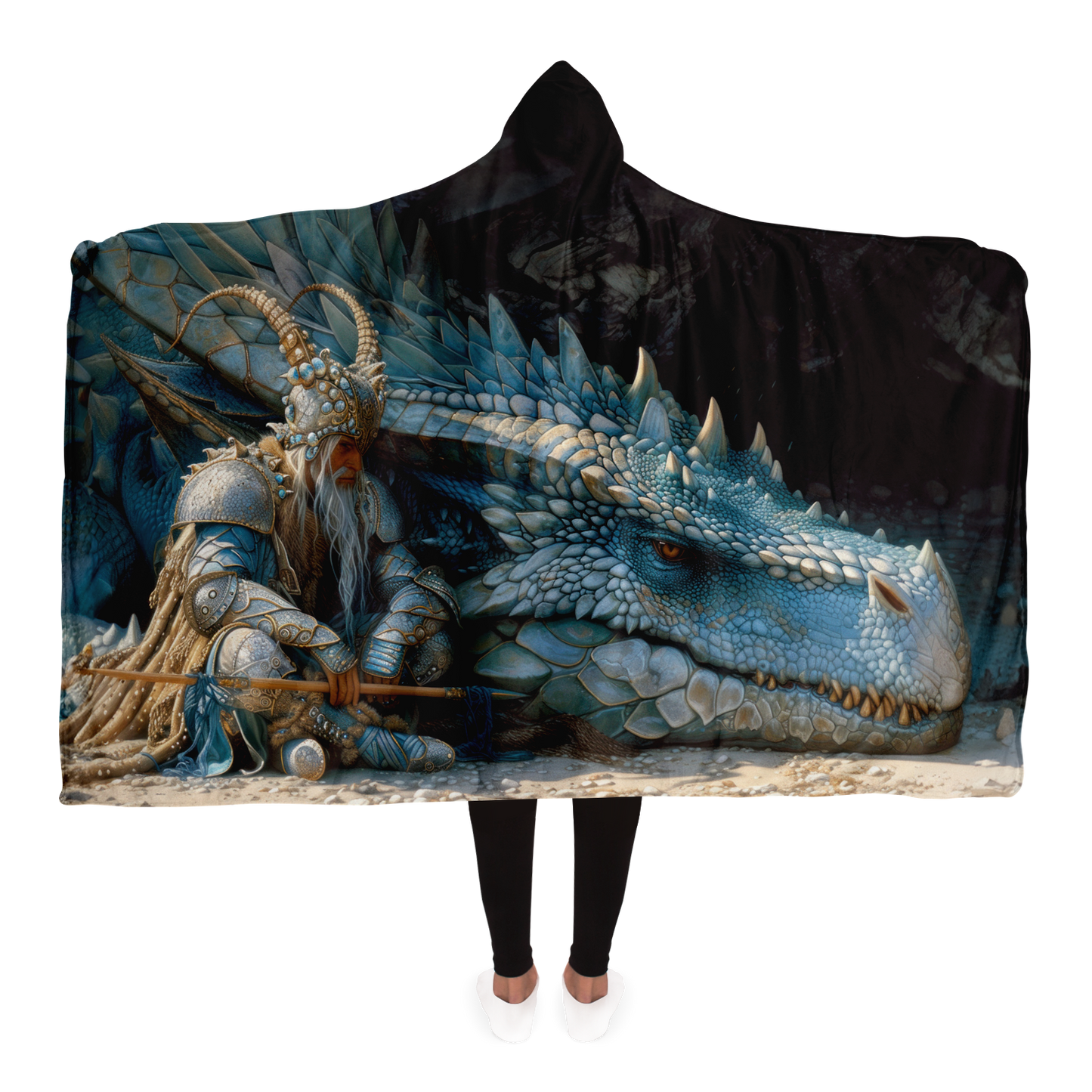 Dragons Rest Hooded Blanket