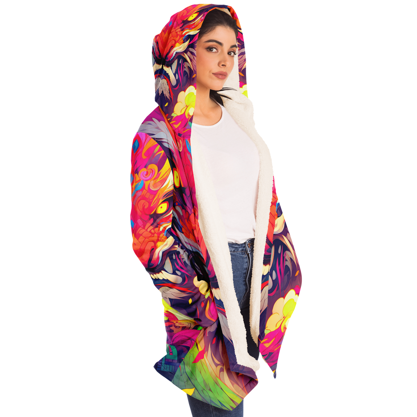 Oni Tiger Microfleece Cloak