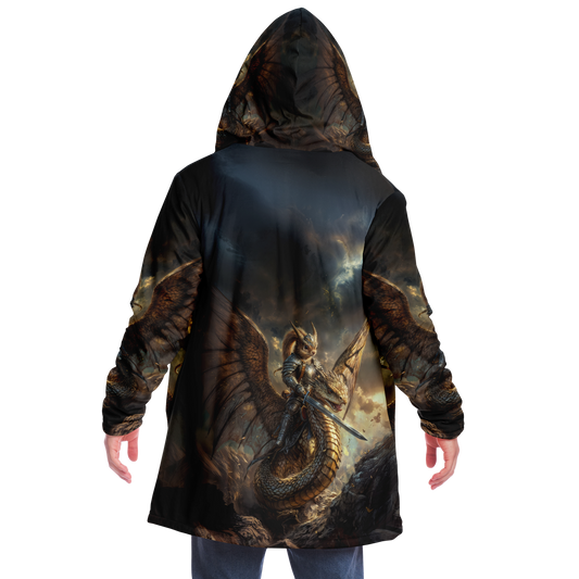 Winged Fury of the Squirrel Rider! Microfleece Cloak