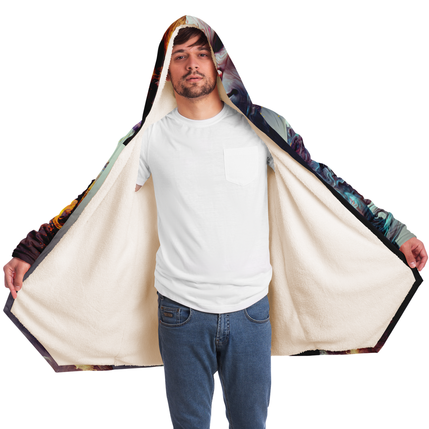 Minotaur Dreaming Microfleece Cloak