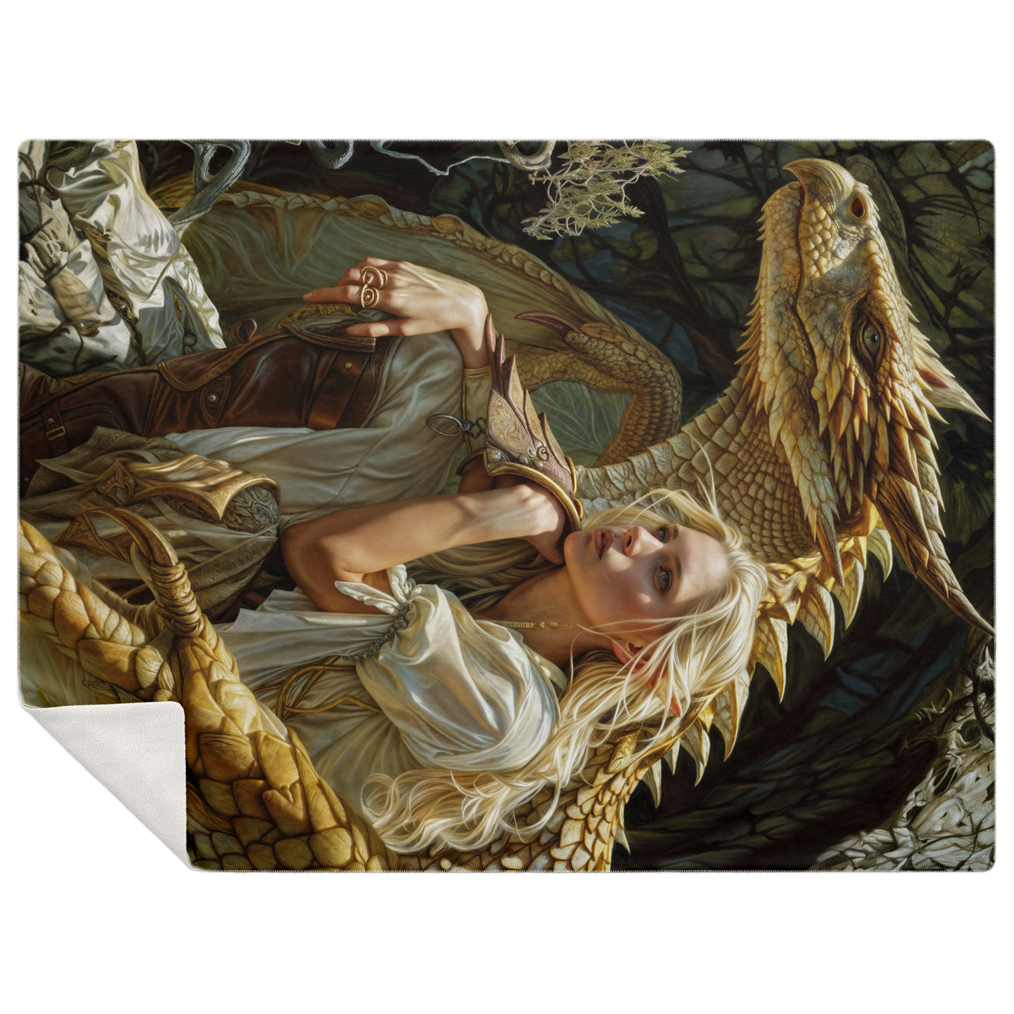 Wing of Sanctuary Premium Microfleece Blanket