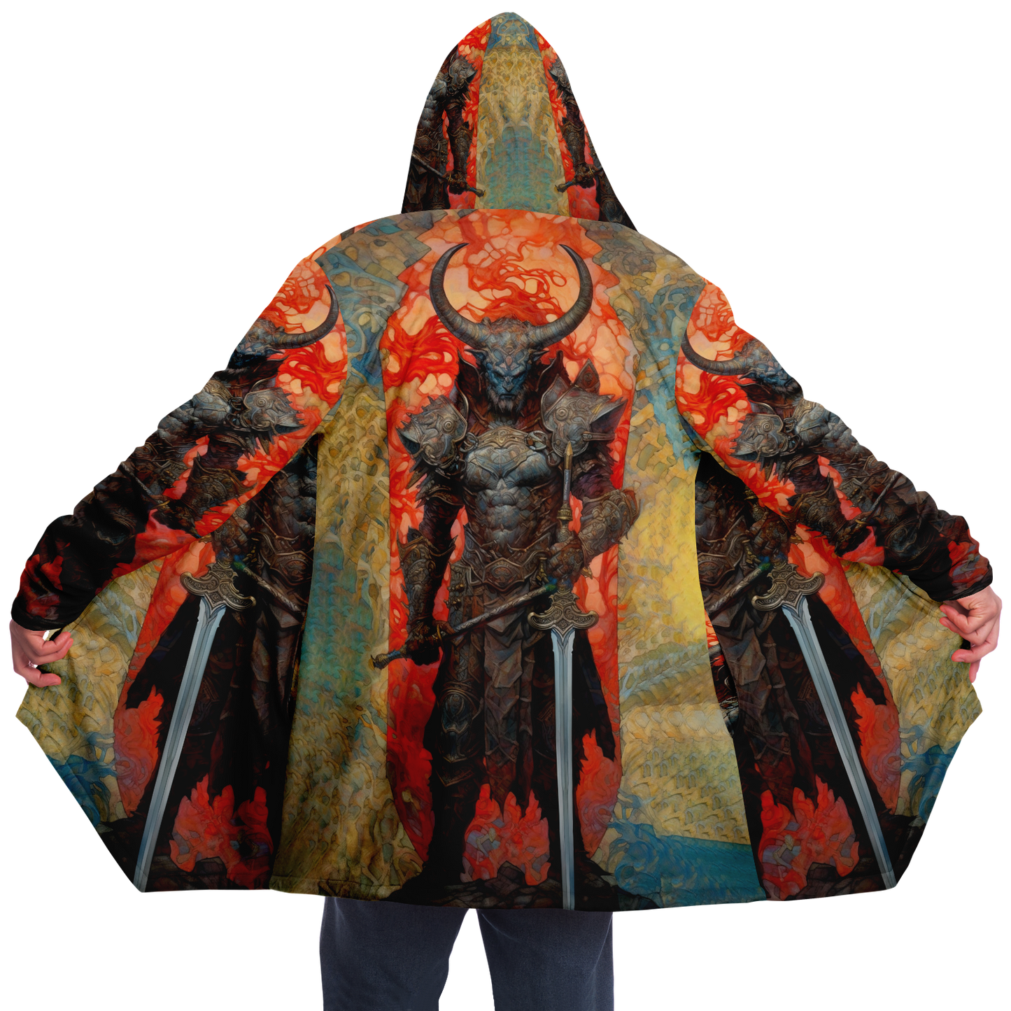 Minotaur Champion Microfleece Cloak