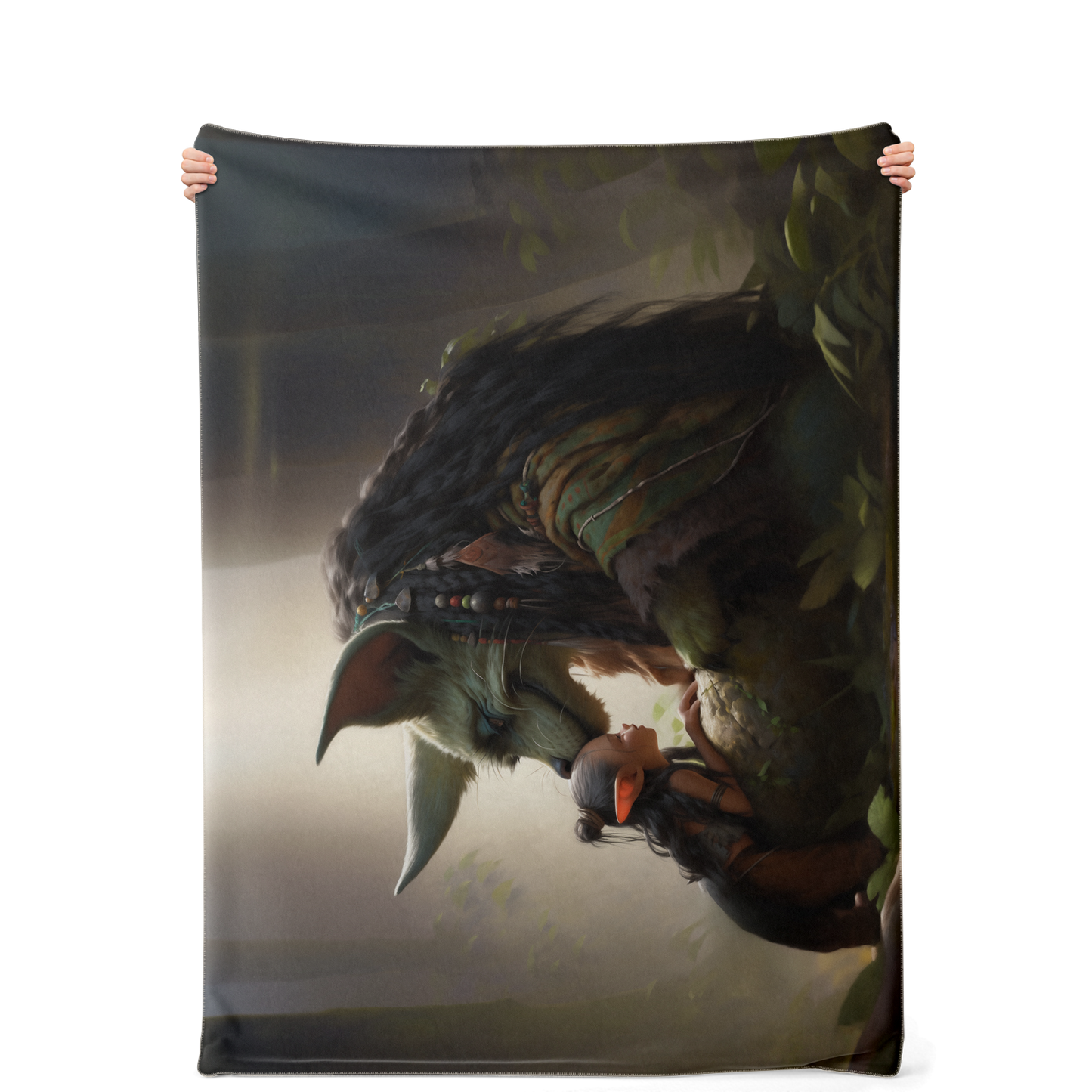 Forest Elders And Fairytales Premium Microfleece Blanket