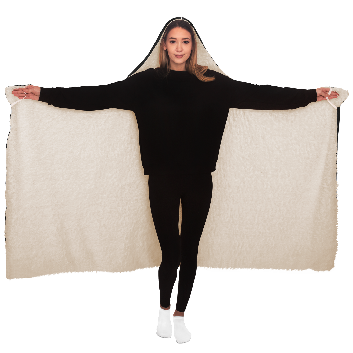 Winged Nightmare Hooded Blanket