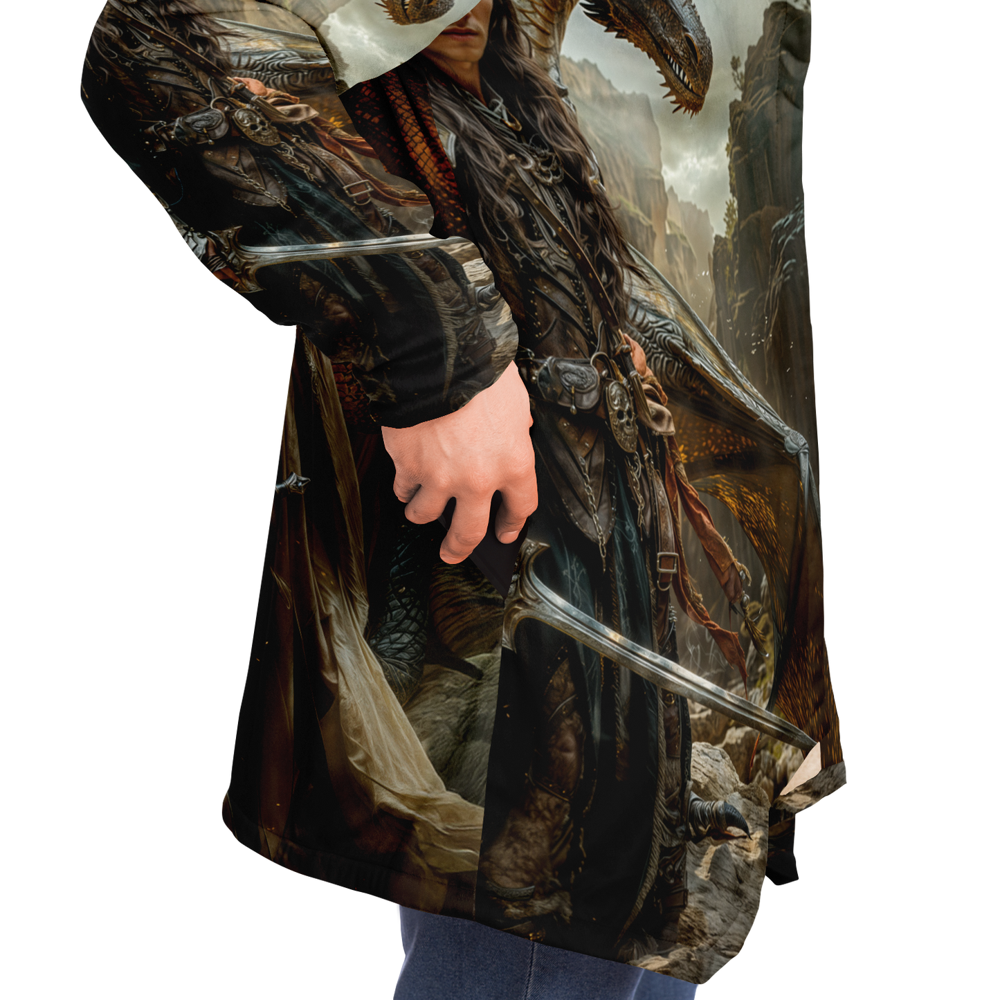 Oathbound by Fire and Steel Microfleece Cloak