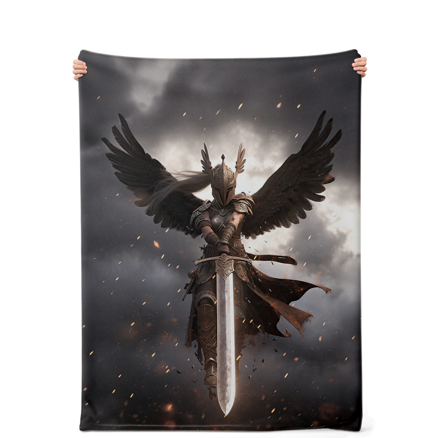 Valkyrie Justice Premium Microfleece Blanket