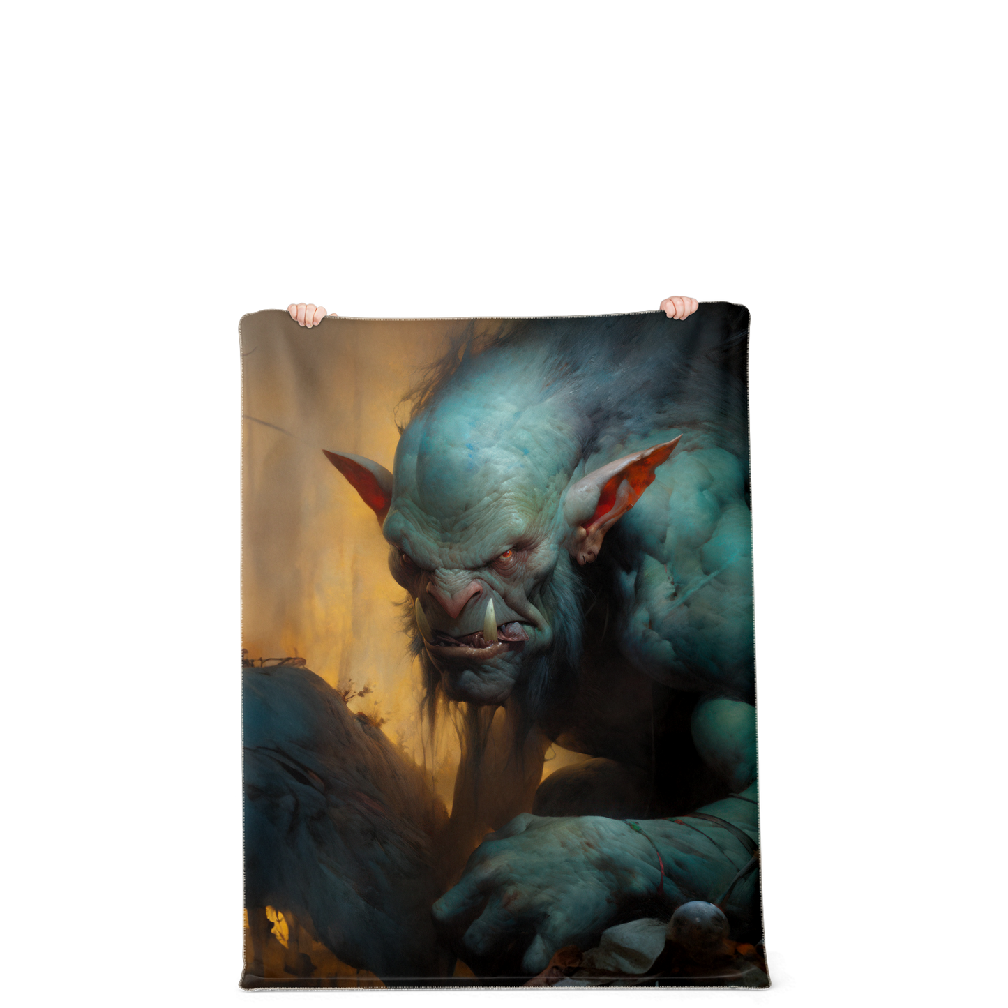 Hungry Troll Premium Microfleece Blanket