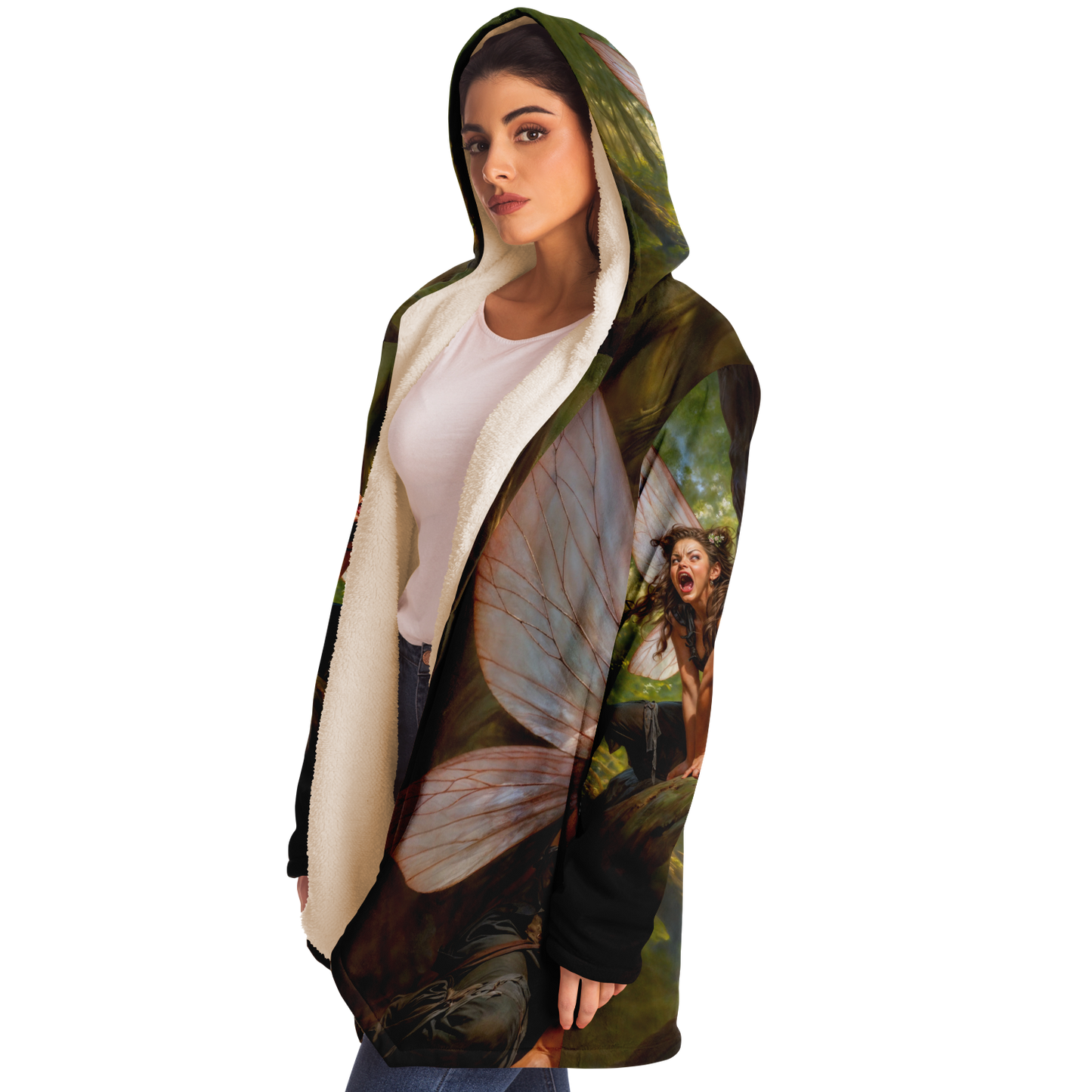 I Dont Care! Microfleece Cloak