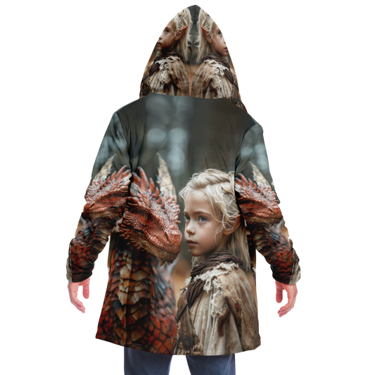 Dragon Rider In Training Microfleece Cloak