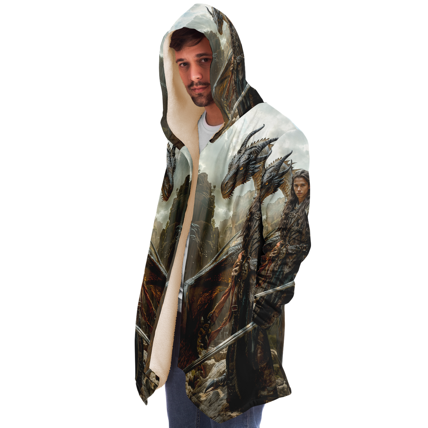 Oathbound by Fire and Steel Microfleece Cloak