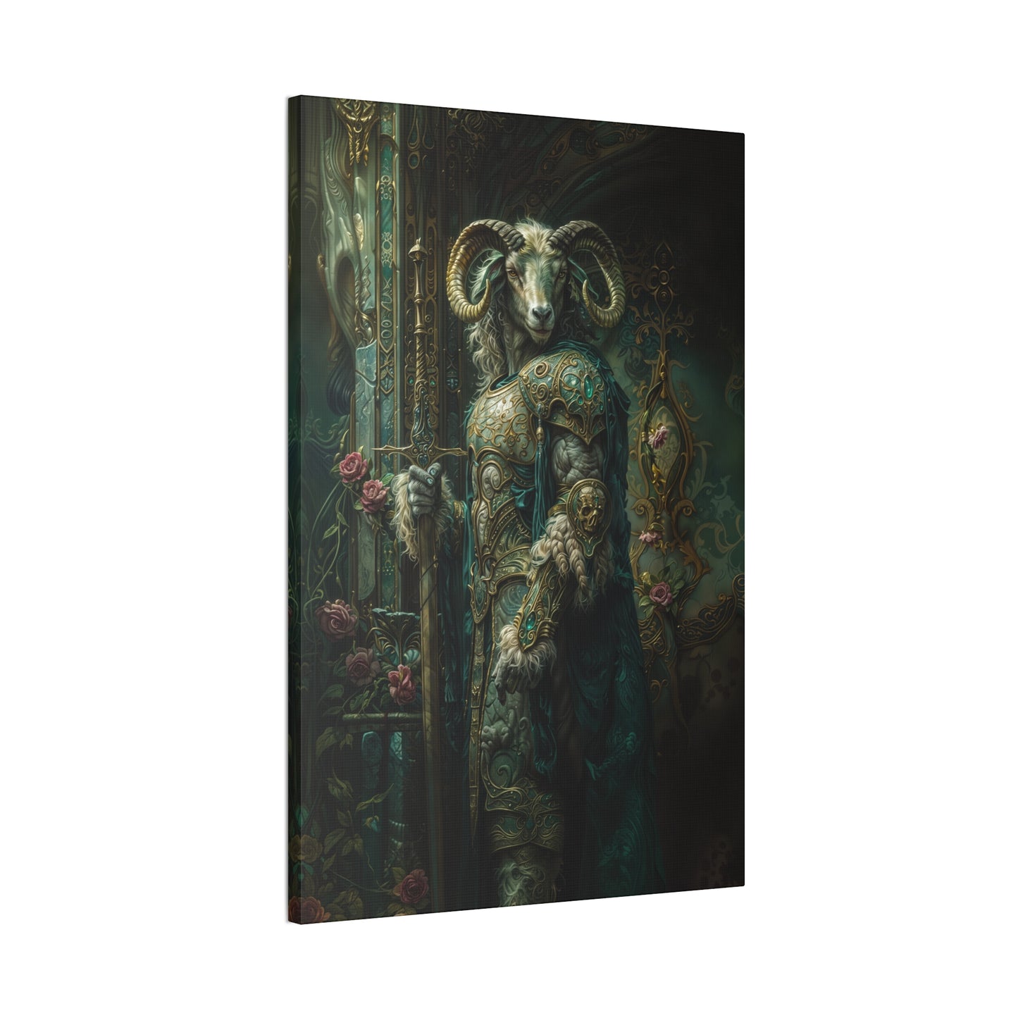 "Emerald Oathkeeper" Canvas Stretched, 0.75" - Print