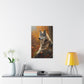 "Watcher Wolf" Canvas Stretched, 0.75" - Print