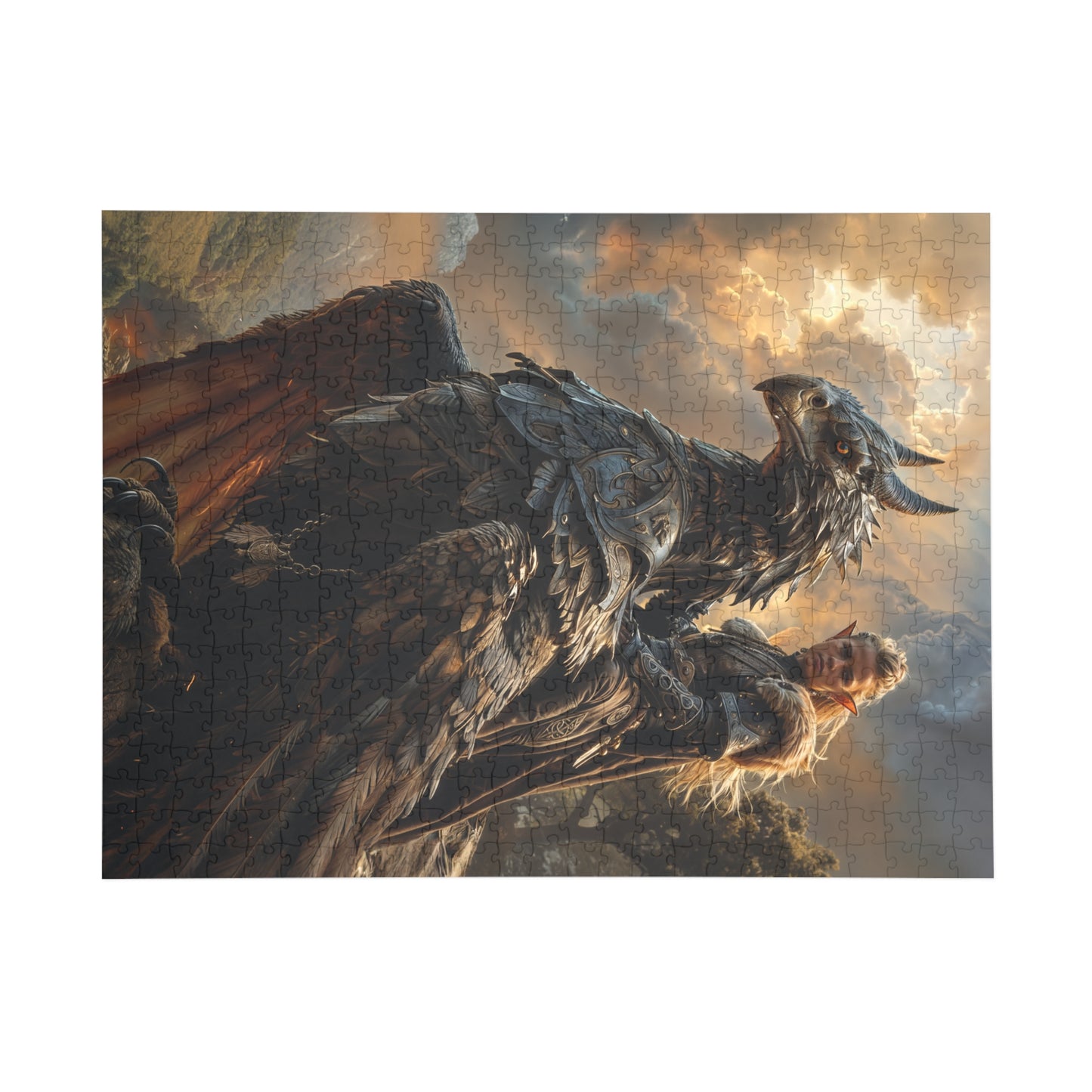 "Black Rider" Puzzle (500, 1000-Piece)