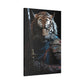 "Tiger Samurai" Canvas Stretched, 0.75" - Print