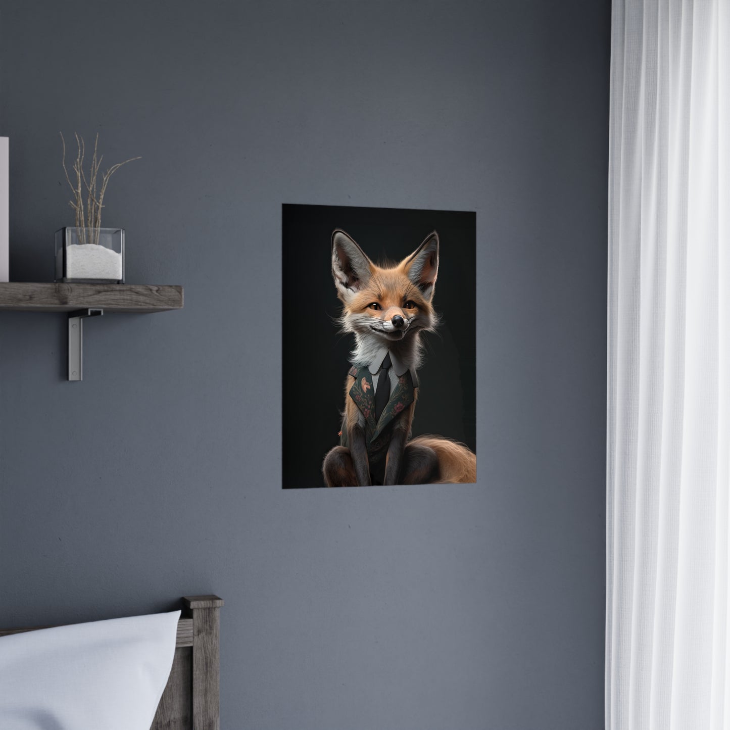 "Mr Sleek Fox" Poster - Print